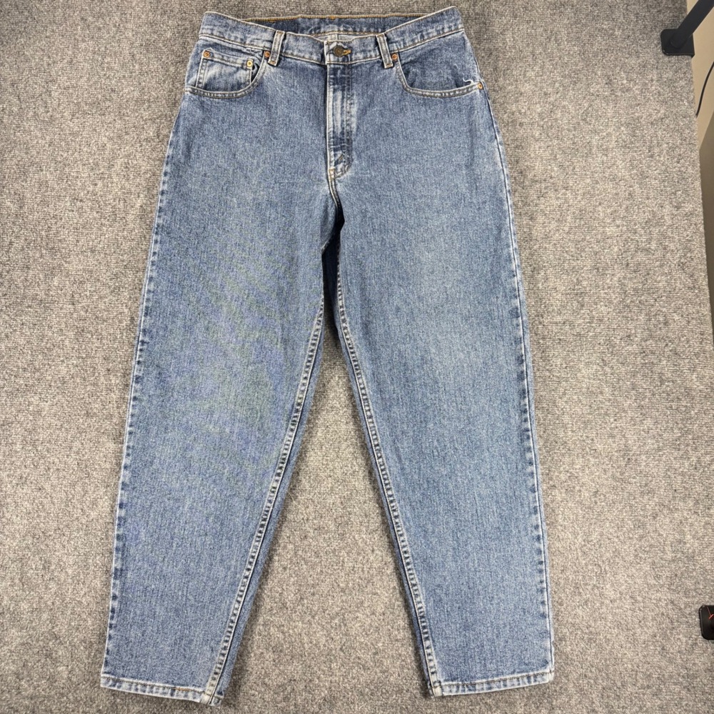 Vintage Levi's 550 RelaxedTapered Jeans Mens 36x30 (Fits 34x29) Blue Denim USA